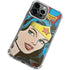 DC Comics Wonder Woman Vintage Profile iPhone 14 Pro Clear Case